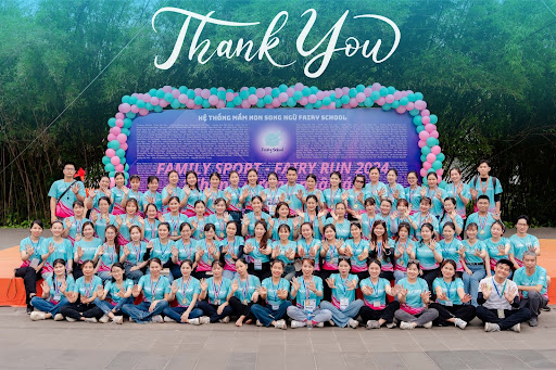 Ngày hội thể thao gia đình FAIRY RUN 2024 - “Chặng đường nhân ái' được sự hưởng ứng đông đảo của các gia đình có con trong độ tuổi mầm non tham gia.